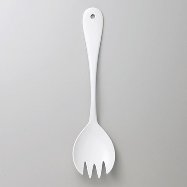 サラダフォーク ブラン blanc ステンレス製 フォーク ホーロー 日本製