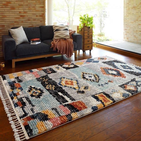 ラグ トルコ製ウィルトンラグ MOROCCO イデ 160×230cm （ ラグマット