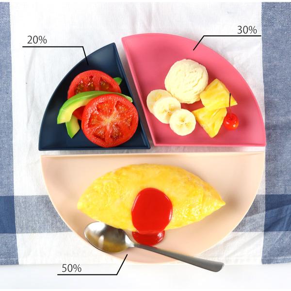 プレート 50％ 28cm 同色2枚セット パーセントプレート プラスチック 