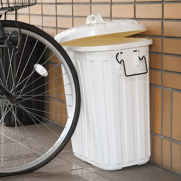 ゴミ箱 スーパーカン 角型 60L ロック付き フタ付き （ ごみ箱