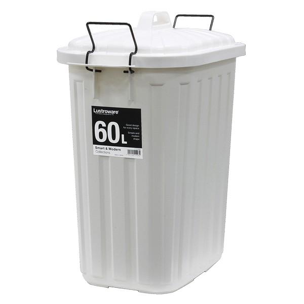 ゴミ箱 スーパーカン 角型 60L ロック付き フタ付き （ ごみ箱
