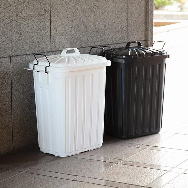 ゴミ箱 スーパーカン 角型 60L ロック付き フタ付き （ ごみ箱