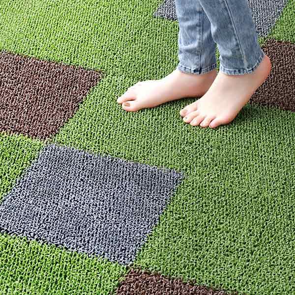 人工芝 ジョイント シバックス 30×30cm 30枚セット （ 芝生マット 人工