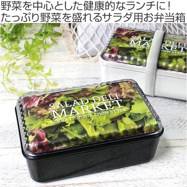 お弁当箱 1段 SALADA DELI MARKET 長角1段ランチ 630ml ランチボックス