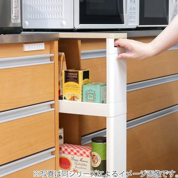 スリムキッチンラック FLL-0068 楽天市場】キッチン 隙間収納 キッチンラック LISE スーパー