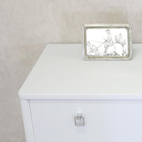 東海家具工業 ワイドチェスト 3段 フレンチカントリー GrandBlue 幅