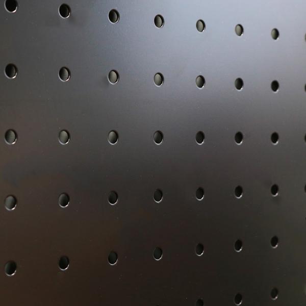 有孔ボード スチールパンチングボード 45×60 ブラック （ スチール パンチングボード 壁面収納 壁 収納 ）｜livingut｜15
