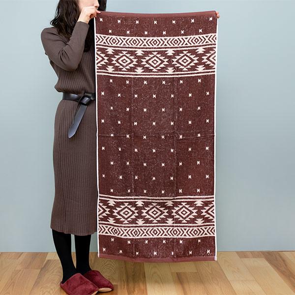 バスタオル 60×120cm ホームリラックス オルテガ タオル （ バス
