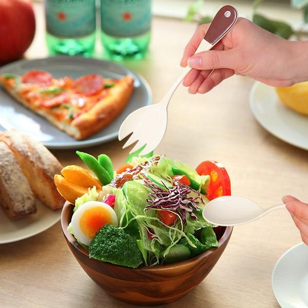 フォーク 20cm セーグル Seigle サラダフォーク ステンレス製 ホーロー