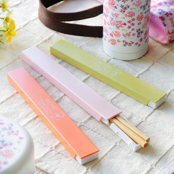 箸＆箸箱セット 箸 箸箱 フェリー 18cm 花 （ 日本製 食洗機対応 はし