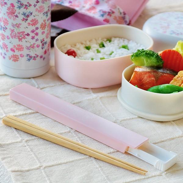 箸＆箸箱セット 箸 箸箱 フェリー 18cm 花 （ 日本製 食洗機対応 はし