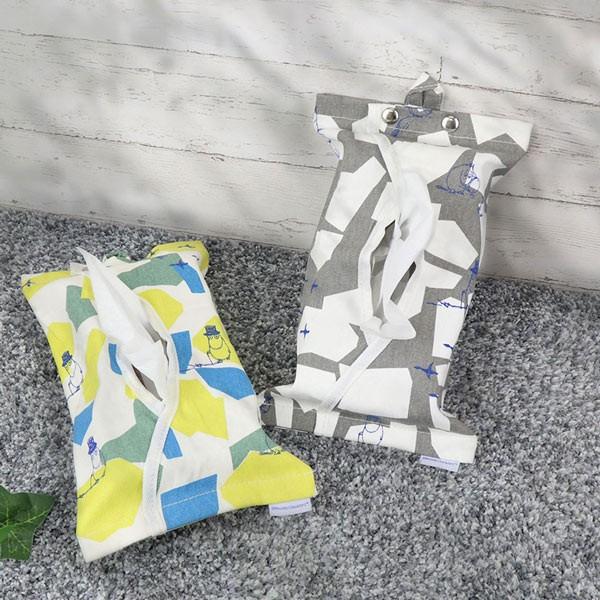 MOOMIN（ムーミン） ティッシュケース 北欧 布 ティッシュカバー 吊り