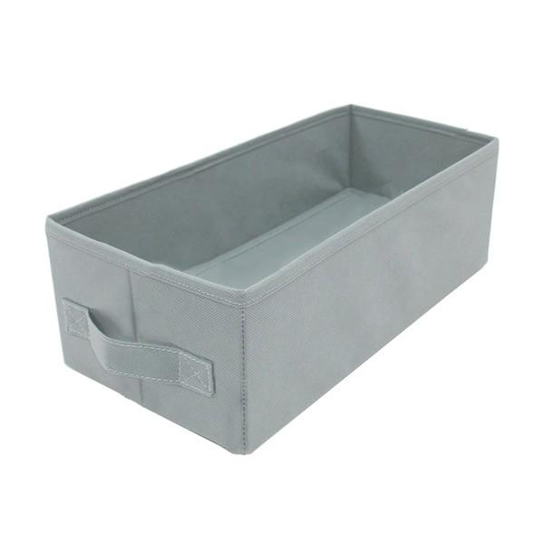 収納ボックス 幅18×奥行36×高さ13cm 引き出し 収納 不織布 グレー