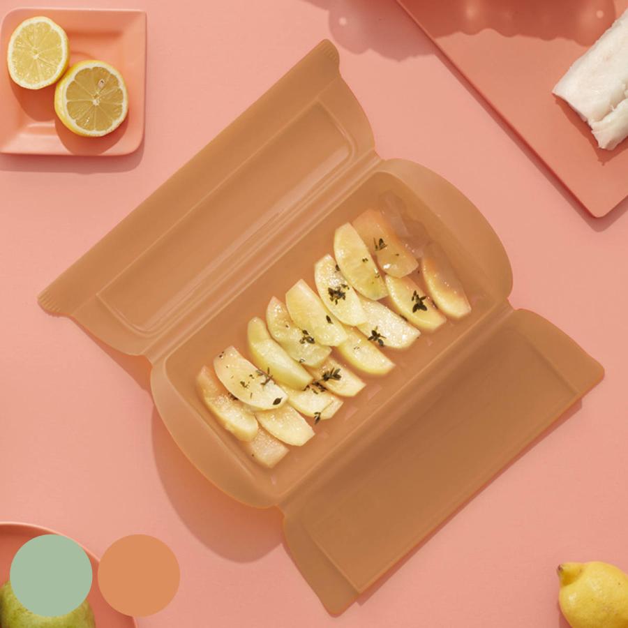 Lekue ルクエ 電子レンジ調理器 スチームケース+トレイ Lekue ルクエ 電子レンジ調理器 スチームケース+トレイ