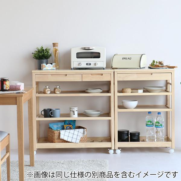 キッチンワゴン 4段 木製 引出し付 タイル天板 SOUP 幅60cm キッチンワゴン 4段 木製 引出し付 タイル天板 SOUP 幅60cm