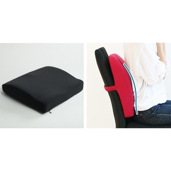 ララのお母さん　背当て付き椅子シートクッション　6枚セット クッション 2way 姿勢 SUWARELA スワリラ お尻 オフィス 座布団