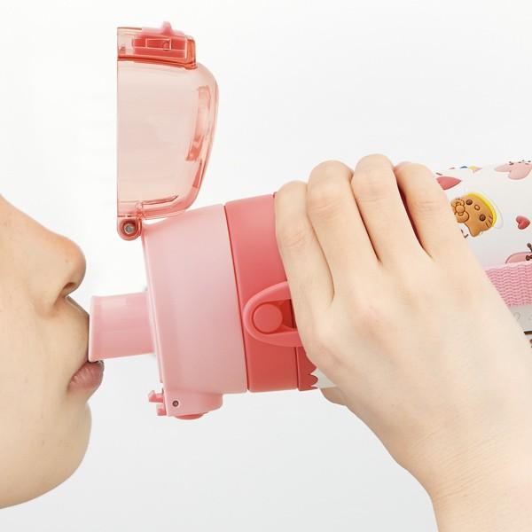 水筒 ステンレス 直飲み 3Dロック付ダイレクトボトル ハローキティ 480ml 子供 （ 保冷 幼稚園 保育園 キティ 3D キッズ ）｜livingut｜07