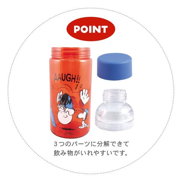 □在庫限り・入荷なし□ 水筒 プラスチック セパレートボトル PEANUTS