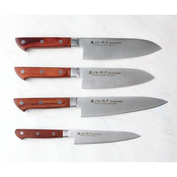 牛刀包丁 18.5cm 濃州正宗 日本製 洋包丁 モリブデン鋼 天然木 （ 包丁