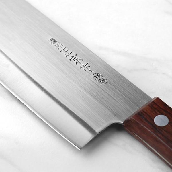 特選 菜切り包丁 16.5cm 濃州正宗 日本製 和包丁 モリブデン鋼 天然木