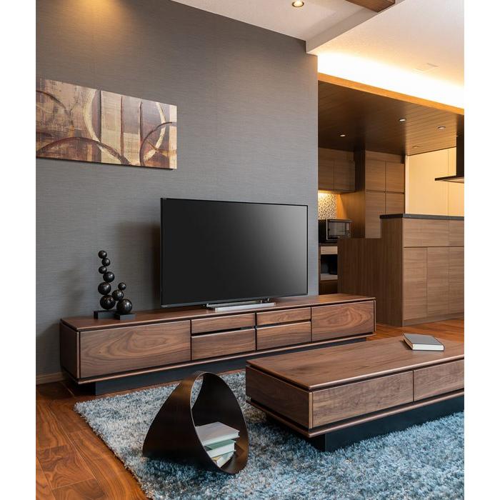 テレビ台 ローボード ウォールナット材 シンプルデザイン TALLO テレビ台 ローボード ウォールナット材 シンプルデザイン TALLO