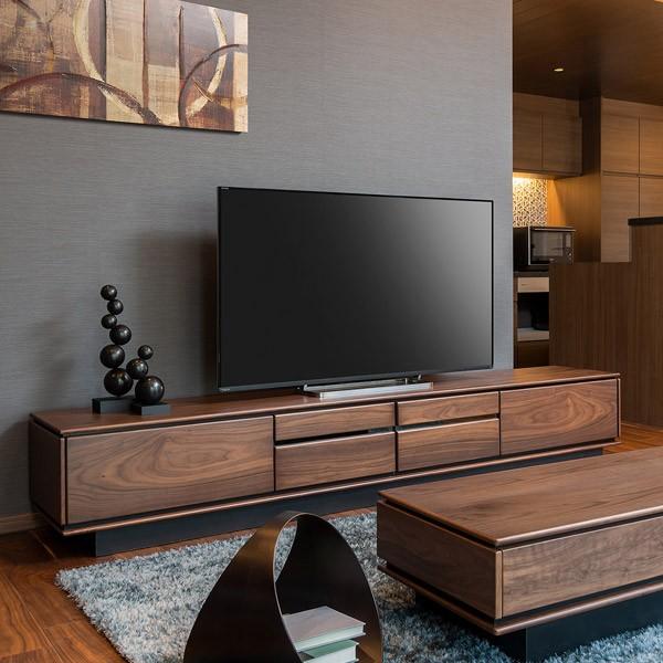 テレビ台 ローボード ウォールナット材 シンプルデザイン TALLO テレビ台 ローボード ウォールナット材 シンプルデザイン TALLO