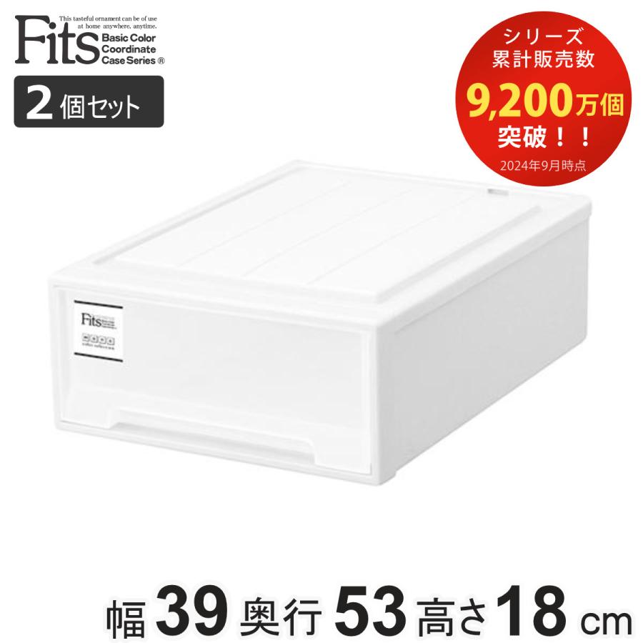 Fits 収納ケース フィッツケース クローゼット S-53 2個セット