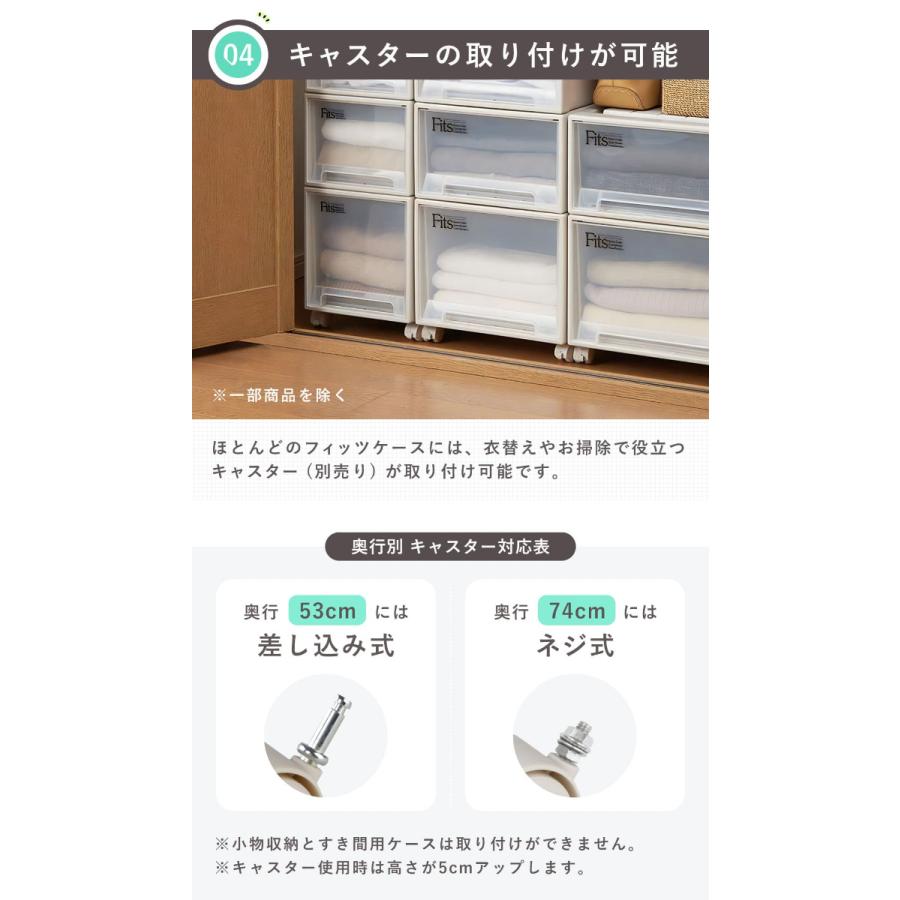 Fits 収納ケース フィッツケース スリムL 4個セット ( フィッツ Fits 収納ケース フィッツケース スリムL 4個セット ( フィッツ