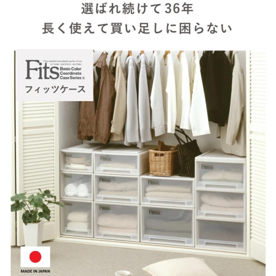 Fits 収納ケース フィッツケース ディープL 4個セット