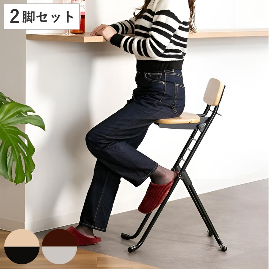 リリイチェアM/ルネセイコウ/2点セットルネセイコウ 折りたたみ椅子