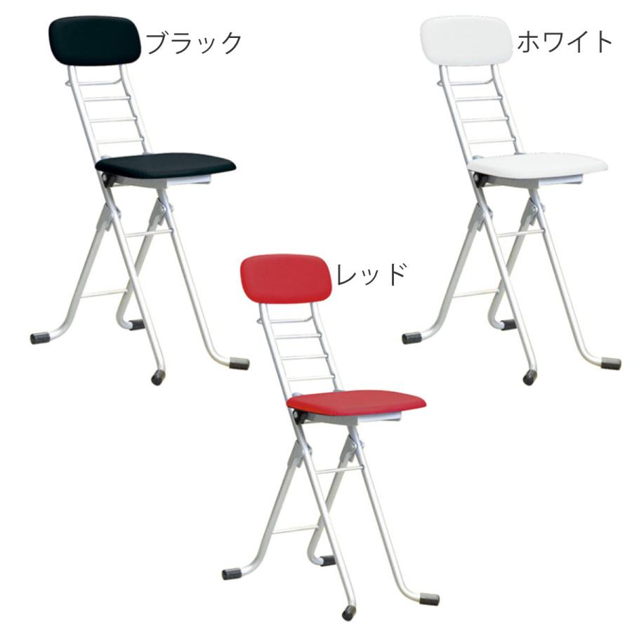 【2脚組】日本製折畳み椅子木製 ルネセイコウ リリィチェア ナチュラル／シルバー ルネセイコウ 折りたたみ椅子 同色2脚セット 高さ調節 6段階調節