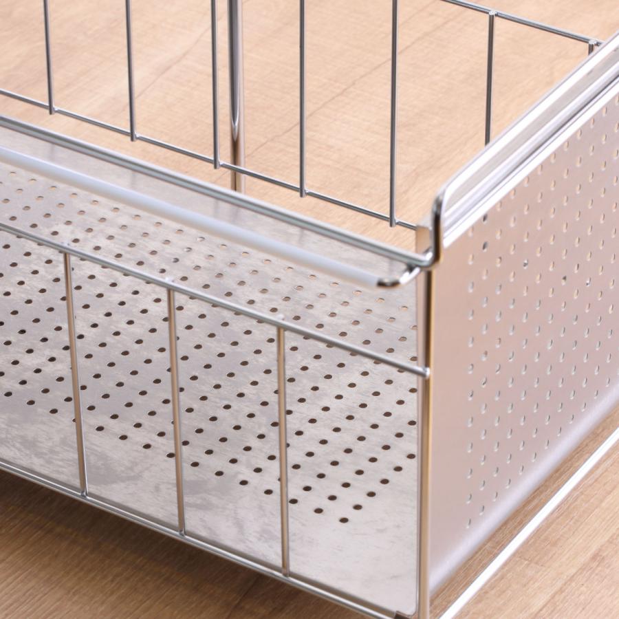 ヨシカワ シンク下収納 シンク下スライド収納 2段 幅25cm （ シンク下