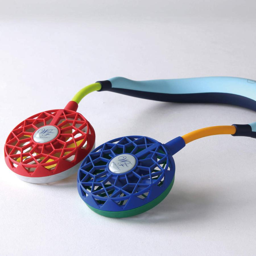 在庫処分特価）ネックファン 扇風機 首かけ ダブルファン 軽量 USB