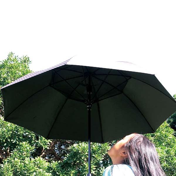 傘 扇風機付き 日傘 ファンファンパラソル 60cm （ カサ かさ 雨傘 アンブレラ ）｜livingut｜16