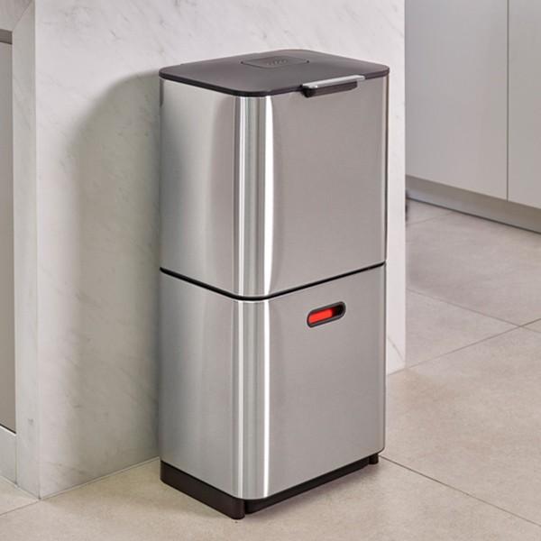 ゴミ箱 60L トーテムマックス ステンレス 分別 2段 JosephJoseph ゴミ箱 60L トーテムマックス ステンレス 分別 2段 JosephJoseph