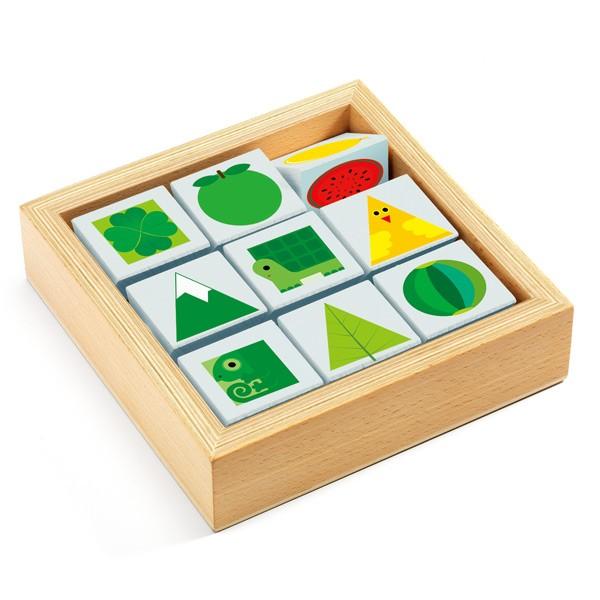 絵合わせパズル トリ ベーシック おもちゃ 知育玩具 木製 （ ジェコ