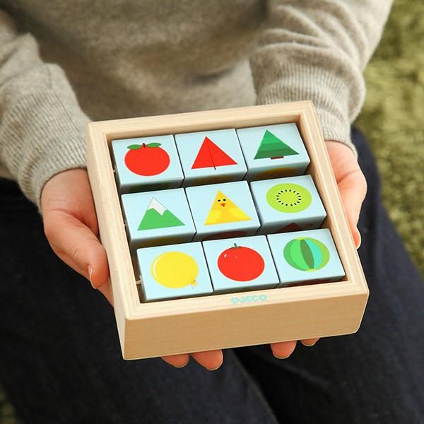 絵合わせパズル トリ ベーシック おもちゃ 知育玩具 木製 （ ジェコ