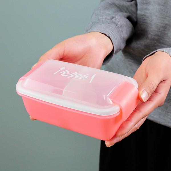 お弁当箱 1段 2点ロック ドームランチボックス ルボアユニ 中盛さん