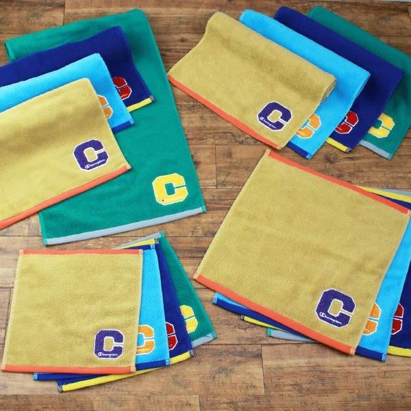 タオル ウォッシュタオル 34×35 チャンピオン カレッジカラー