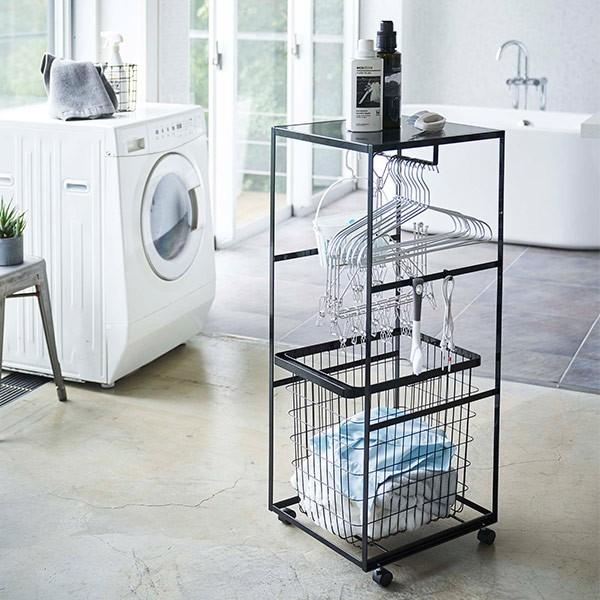 tower 山崎実業 天板付きランドリーワゴン タワー （ 4903208049344