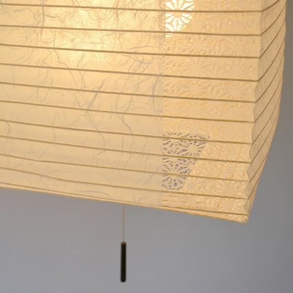 ペンダントライト 幅40×奥行40×高さ35cm cube キューブ 雲龍白×麻葉白 