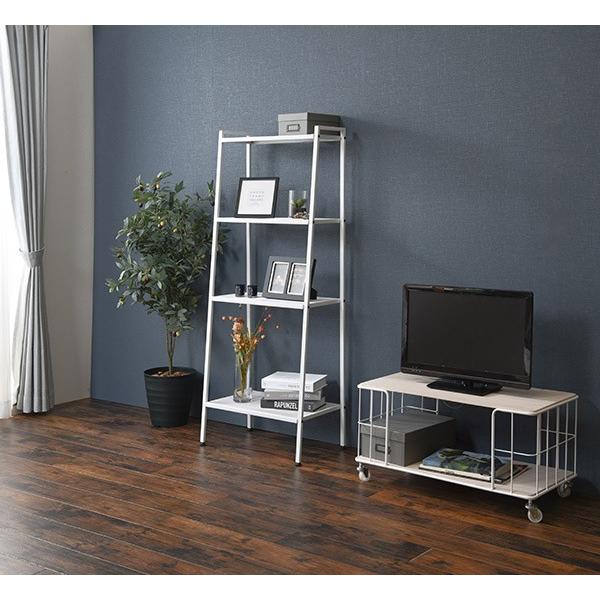 HAGiHARA（萩原） オープンラック 幅59cm 4段 スチールラック アース