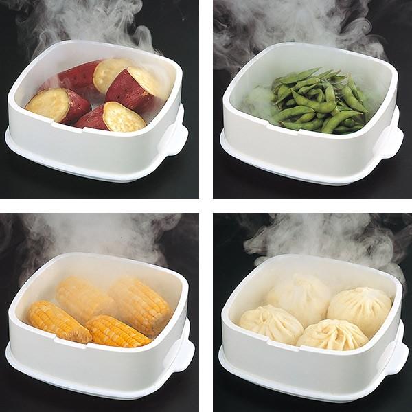 レンジ調理 むし太郎 電子レンジ レンチン料理 時短 （ 蒸し器