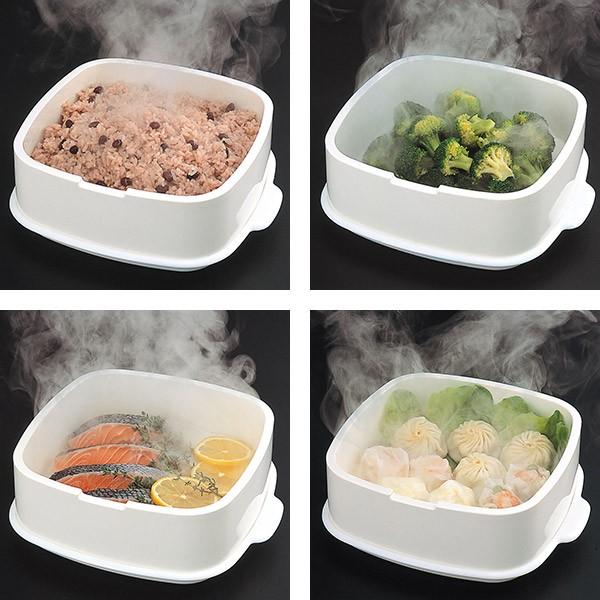 レンジ調理 むし太郎 電子レンジ レンチン料理 時短 （ 蒸し器