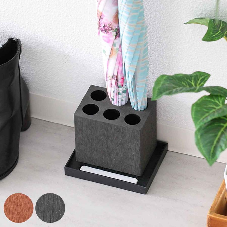 karari 傘立て スリム 珪藻土 6本 ストレート （ お手入れ簡単 傘