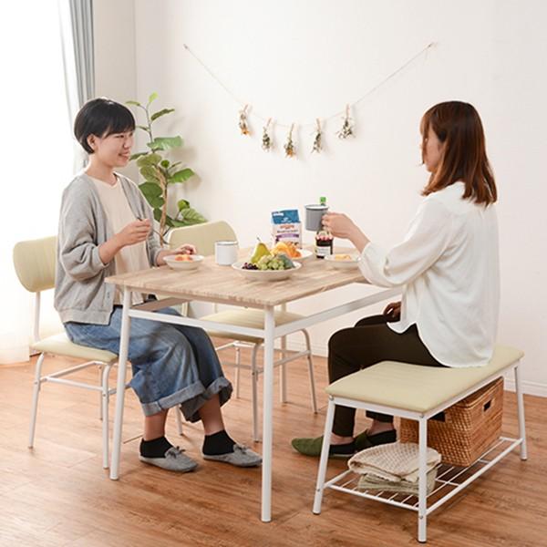 ダイニングセット 4点セット テーブル 幅109cm チェア 2脚 ダイニングセット 4点セット テーブル 幅109cm チェア 2脚