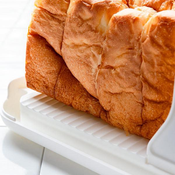 パール金属 食パン スライサー アラモード ナイフ付 （ パン切りガイド