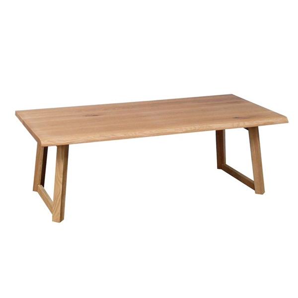 ローテーブル リビングテーブル 北欧風 天然木 オーク無垢材 幅120cm