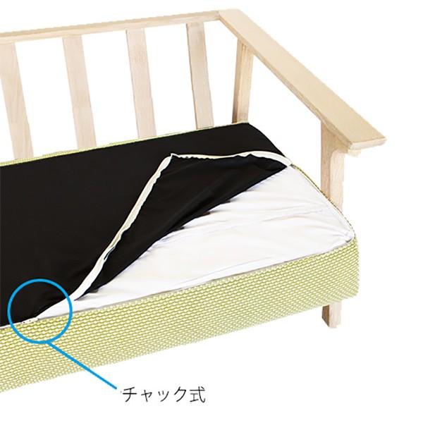 ソファ 2.5人掛け 北欧風 天然木フレーム オーク材 幅163cm （ 開梱