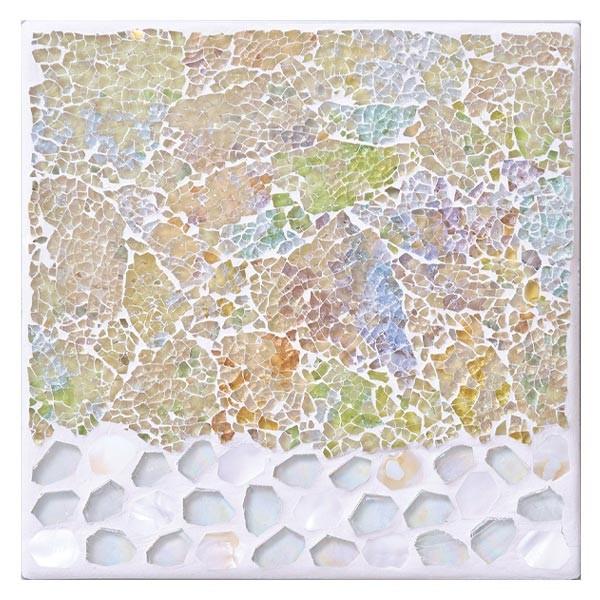 ガラスプレート 20×20cm ルミエール ブリエ 正方形 ディスプレイ台